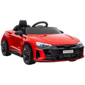 HOMCOM Auto elettrica per bambini con telecomando e musica – Rosso