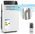 Klarstein Climatizzatore portatile con tubo di scarico 4 in 1 – Ventilatore, deumidificatore, modalità notte, controllo tramite app, 12.000 BTU, per casa e ufficio