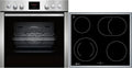 NEFF EDX442 Set forno/piano cottura – Forno da incasso E1ECD0AN0 N30 CircoTherm 60 cm inox + piano elettrico M13R42N2 N50 60 cm nero con cornice