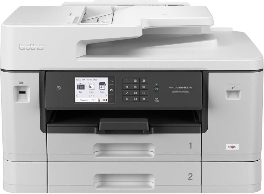Brother MFC-J6940DW Stampante multifunzione A3 4 in 1 – Dispositivo a colori versatile per ufficio e lavoro da casa