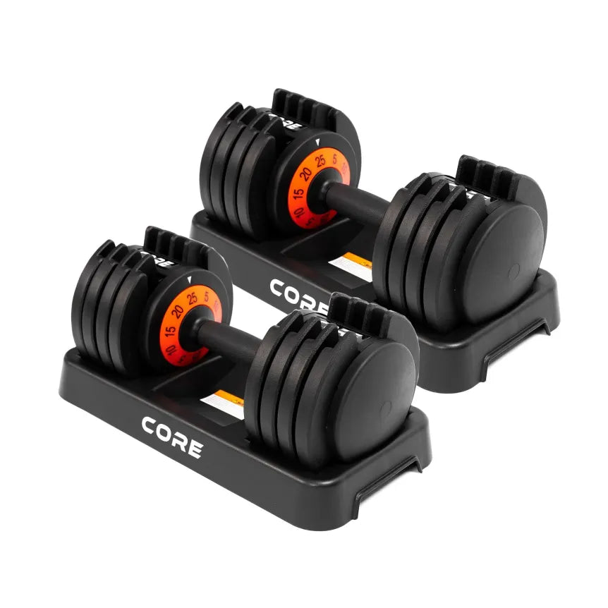 Core Set di 2 manubri regolabili, 50 kg