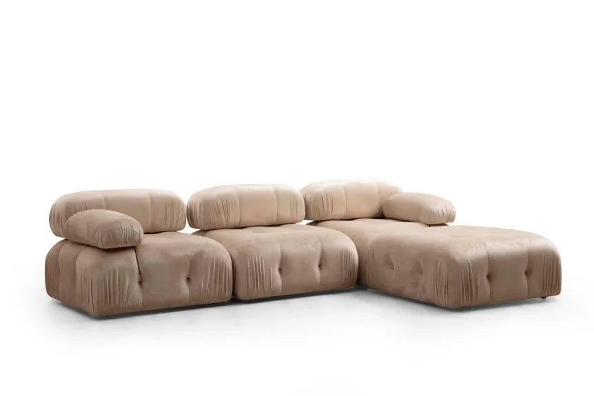 Bubble Corner L1 Divano angolare – Crema