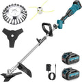 Tagliabordi a batteria con 2 batterie 16.000 mAh/21 V – Decespugliatore brushless 1000 W, taglio 30 cm, multifunzione E-Edge