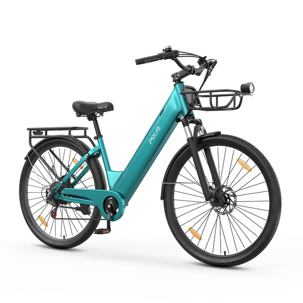 PIXAR C1 Pro Bicicletta elettrica 25 km/h – City bike premium con potente assistenza, confortevole e moderna