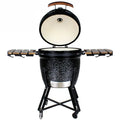 Kobe Kamado Barbecue a carbone Professional XL Black Edition, 23,5 pollici, 113 × 81 × 113 cm