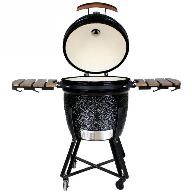 Kobe Kamado Barbecue a carbone Professional XL Black Edition, 23,5 pollici, 113 × 81 × 113 cm