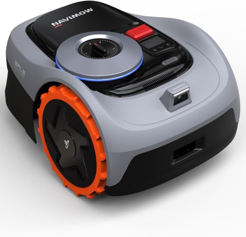 Navimow i105E Robot tosaerba senza filo perimetrale 500 m² – RTK+Vision, mappatura IA automatica, confini virtuali, gestione multizona