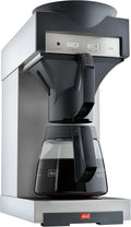 Melitta 20348 Macchina da caffè filtro con caraffa in vetro – Inox/nero