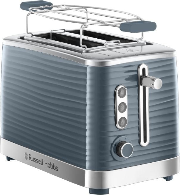 Russell Hobbs Inspire Grey Set colazione – Tostapane, bollitore e macchina da caffè