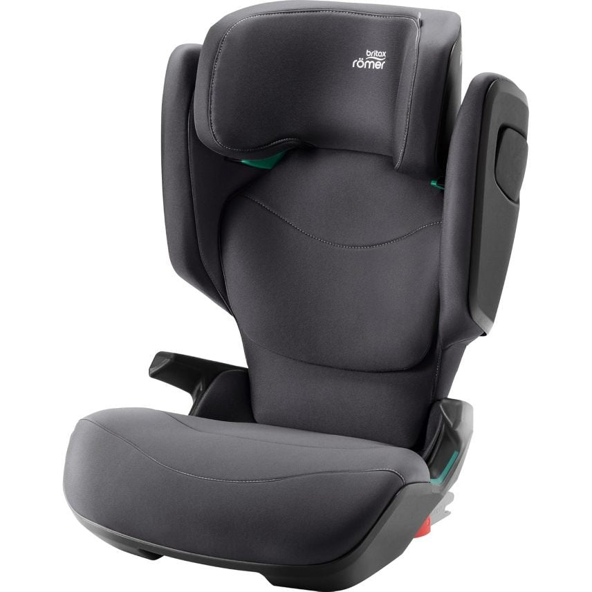 BRITAX RÖMER KIDFIX PRO M Seggiolino auto per bambini i-Size – 100–150 cm, 3,5–12 anni, con o senza ISOFIX, Midnight Grey Classic
