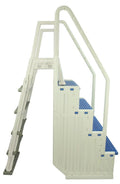 Confer Step 1 & In-Pool Ladder Sistema di scaletta per piscina fuori terra – Colore a scelta