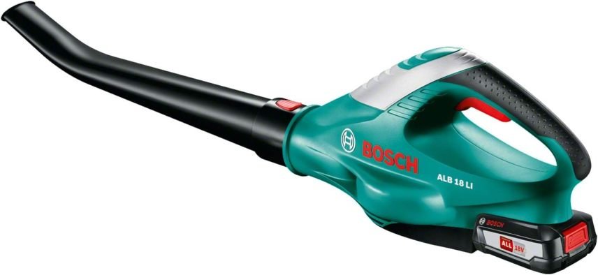 Bosch Home and Garden ALB 18 LI Soffiatore per foglie a batteria – 1 batteria, velocità max 210 km/h, verde/nero
