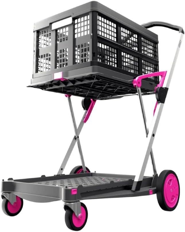 Carrello pieghevole multifunzione – Carrello della spesa mobile con contenitore