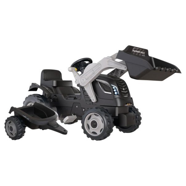 SMOBY Trattore Farmer Max con rimorchio – Articolo di seconda scelta, ottime condizioni