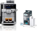 SIEMENS EQ6 plus s700 TE657503DE Macchina da caffè automatica – Numerose specialità, montalatte, macinacaffè in ceramica, funzione 2 tazze, anticalcare, pulizia automatica a vapore, 1500 W, inox