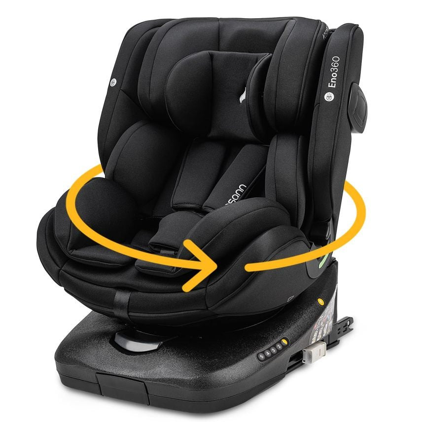 Osann Eno360 i-Size Seggiolino auto girevole 40-150 cm, contro il senso di marcia, ISOFIX, seggiolino per neonati