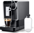 Tchibo Esperto Pro Macchina da caffè automatica con funzione One Touch per Caffè Crema, espresso e bevande al latte, antracite