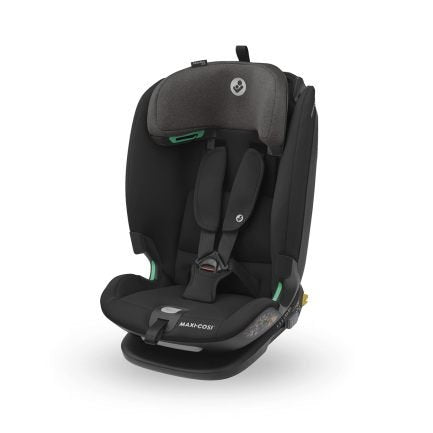 Maxi-Cosi Titan Plus i-Size Seggiolino auto evolutivo 15 mesi-12 anni (76-150 cm) – Protezione laterale G-CELL, 4 posizioni di reclinazione, imbottitura morbida, Authentic Graphite