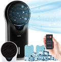 Klarstein Raffrescatore d'aria 3 in 1 con raffreddamento ad acqua – Raffrescatore evaporativo, umidificatore e ventilatore, serbatoio 5,5 L, 90 W, modalità notte, portata 1600 m³/h