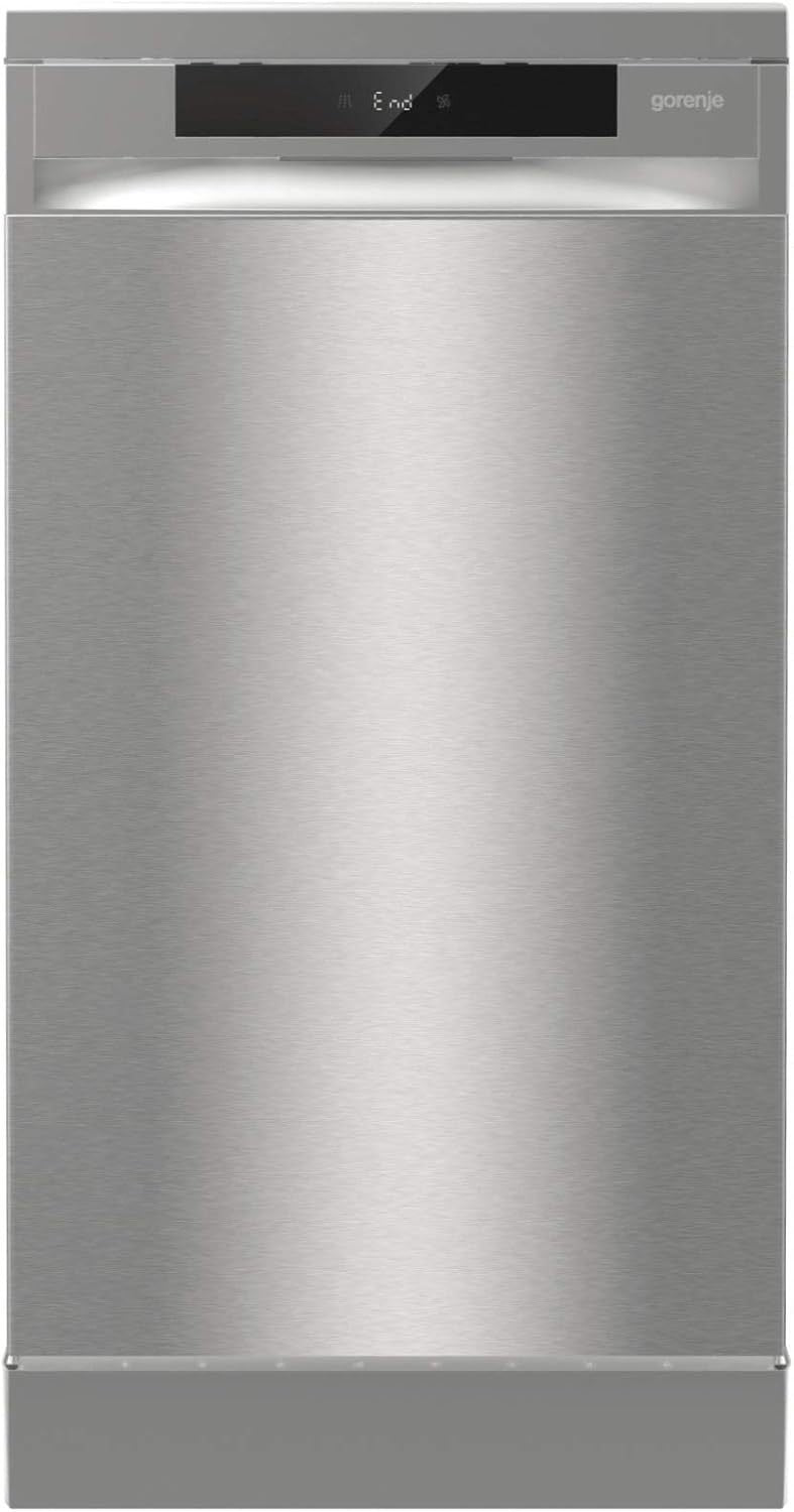 Gorenje GS 541D10 X Lavastoviglie a libera installazione 45 cm – SuperSilent, 11 coperti, 5 programmi, TotalDry, argento