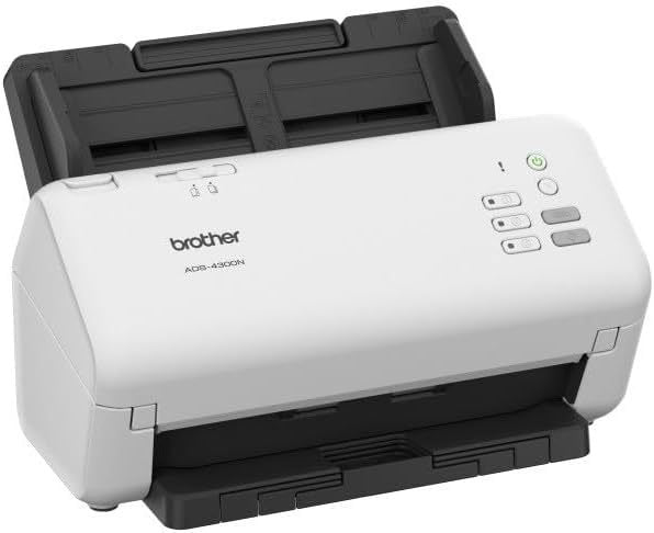 Brother ADS-4300N Scanner documentale – Scanner duplex professionale per un lavoro efficiente