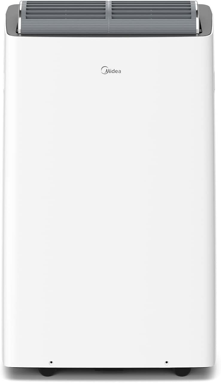Midea Silent Cool 26 Pro WF Climatizzatore portatile 9000 BTU / 2,6 kW – Raffrescamento, ventilazione, deumidificazione, fino a 88 m³ (33 m²), app/Alexa/Google Home/IFTTT, tubo di scarico
