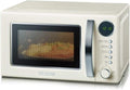 SEVERIN MW 7892 Microonde retrò 2-in-1 con grill – 5 livelli di potenza, 8 programmi automatici, ca. 700 W, crema/cromo
