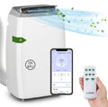 Klarstein Climatizzatore portatile con tubo di scarico 3 in 1 – Ventilatore, deumidificatore, modalità notte, portatile per casa e ufficio, 12.000 BTU, basso consumo