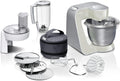 Bosch Serie 4 MUM58720 Robot da cucina – Ciotola inox 3,9 L, frullatore 1,25 L, movimento planetario, gancio, frusta, grattugia 3 dischi, 1000 W, rosso scuro/argento