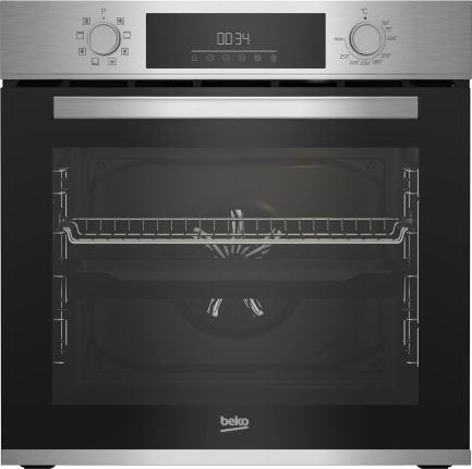 Beko BBSM12340X Set forno da incasso + piano a induzione – 4 zone, forno 72 L con 8 modalità
