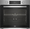 Beko BBSM12340X Set forno da incasso + piano a induzione – 4 zone, forno 72 L con 8 modalità, sicurezza bambini, comandi touch, nero/inox