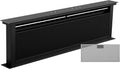 Klarstein Cappa aspirante retrattile Downdraft 60 cm – Silenziosa con filtro, funzionamento a ricircolo o scarico esterno