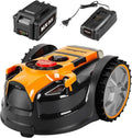 LawnMaster VBRM16 OcuMow Robot tosaerba fino a 100 m² – Senza filo perimetrale, batteria agli ioni di litio MX 24 V 4,0 Ah