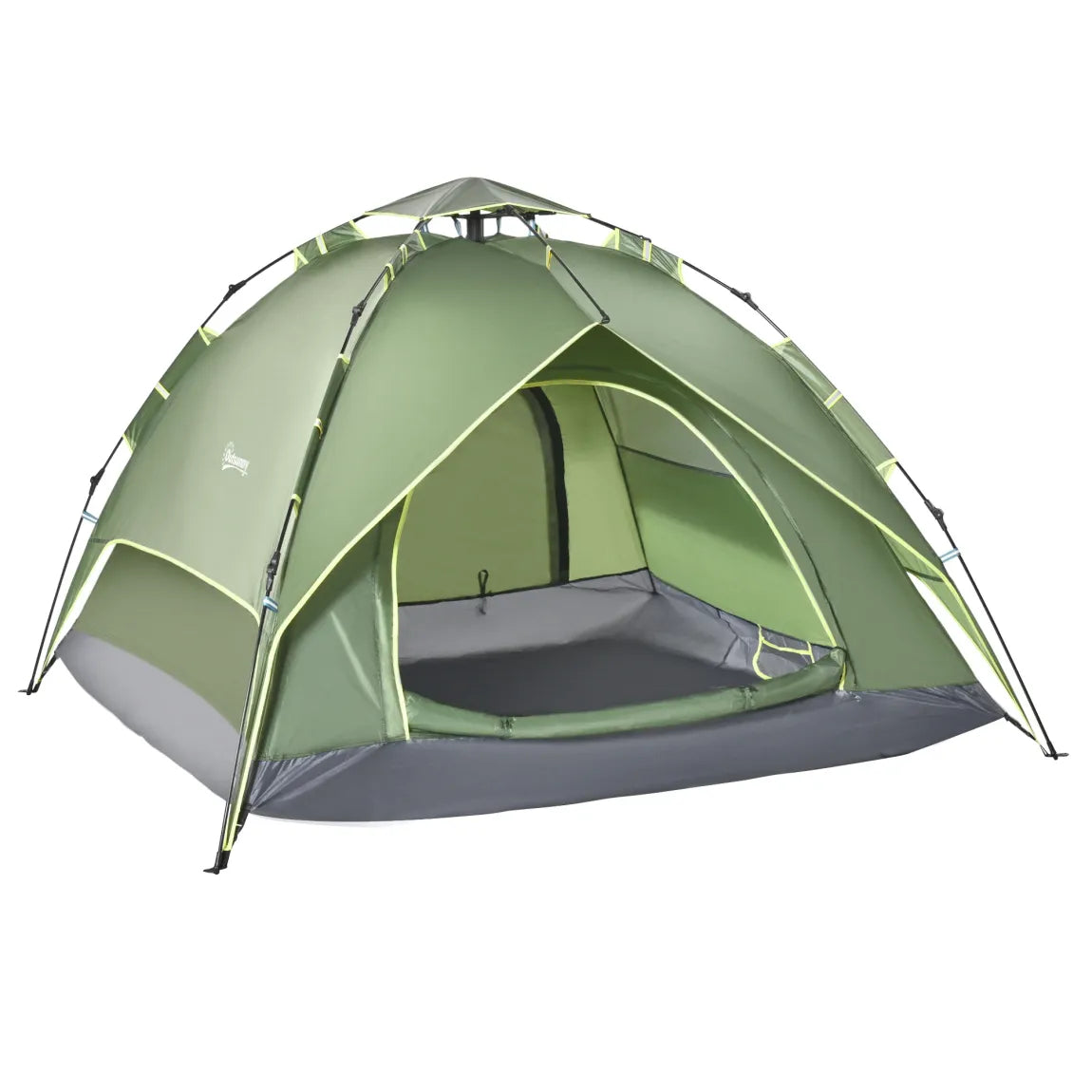 Outsunny Tenda da campeggio 4 stagioni Quick-Up con veranda esterna