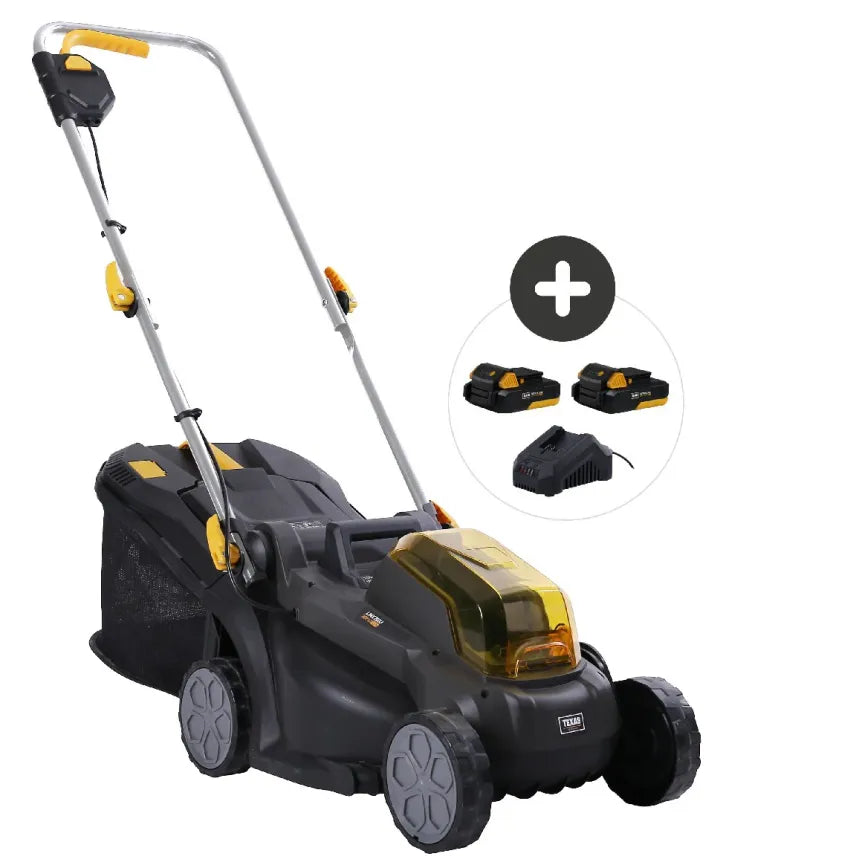 Texas Tosaerba a batteria LMX2033 con 2 batterie 2,0 Ah e caricatore
