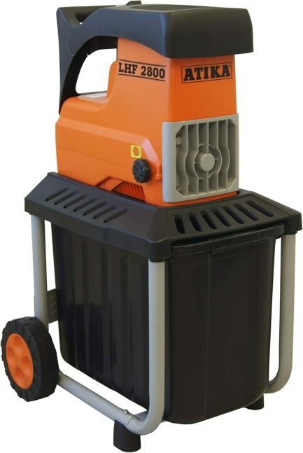 ATIKA LHF 2800 Biotrituratore elettrico silenzioso a rulli – 230 V, 2800 W
