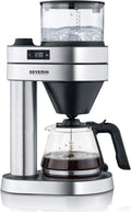 SEVERIN Caprice KA 5760 Macchina da caffè filtro – Caffè con metodo pour-over, timer, acciaio inox/nero