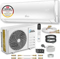 Climatizzatore split Kältebringer Quick Connect da 12.000 BTU (3,4 kW) con riscaldamento – Wi-Fi/app, fino a 91 m², molto silenzioso, 5 m rame, R32