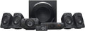 Logitech Z906 Sistema audio 5.1 – 1000 W surround, certificato THX, ingressi audio multipli, telecomando, spina UE, compatibile PC/PS4/Xbox/TV/smartphone/tablet, nero