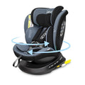 Reecle Seggiolino auto i-Size girevole 360° – 40–150 cm