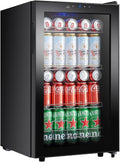 Kalamera Frigorifero per bevande / birra 86 L KRC-86GE – Pannello touch, zona 3-18 °C, illuminazione LED blu, 41 dB