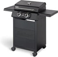 Barbecue elettrico Enders eCRAVE 2 – Griglia in ghisa, carrello con ampio vano portaoggetti, sistema SIMPLE CLEAN™, 2 elementi riscaldanti, coperchio con