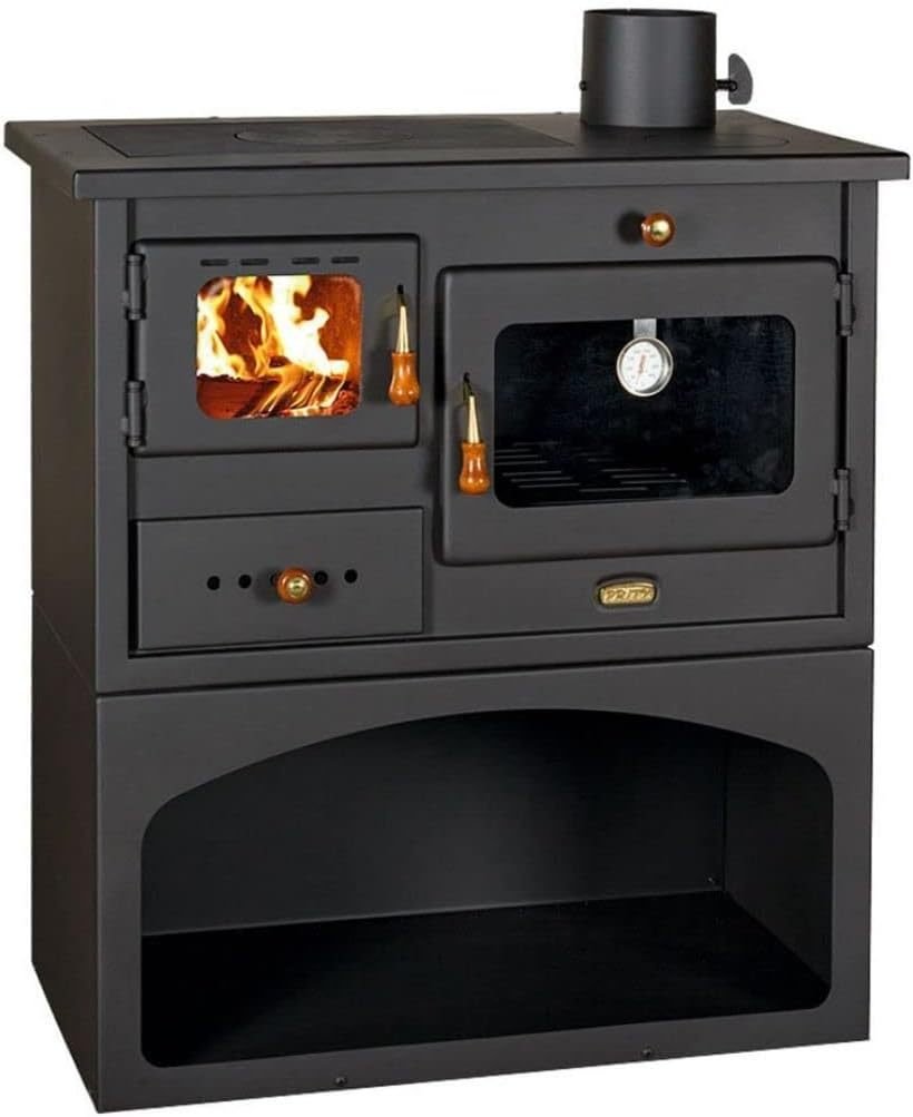 Stufa a legna per combustibile solido – Potenza di riscaldamento 10 kW