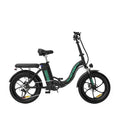 HITWAY BK6S Bicicletta elettrica pieghevole – 350 W, 36 V 11,2 Ah, pneumatici 20 × 3,0″, nero