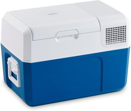 Mobicool MCF40 Frigo elettrico a compressore 38 L, 12/24/230 V – Mini frigorifero per auto, camion, barca e camper, blu