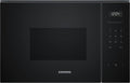 Siemens BF525LMB1 iQ500 Microonde da incasso 59 × 38 cm – 800 W, 20 L, piatto 25,5 cm, touchControl, assistenza pulizia idrolitica, 7 programmi automatici, nero
