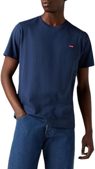Levi's T-shirt uomo SS Original Housemark – Cotone, maniche corte, girocollo, logo classico