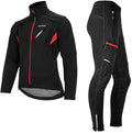 ROCKBROS Completo ciclismo invernale uomo – Giacca e pantaloni impermeabili, antivento, termici, taglie S-4XL