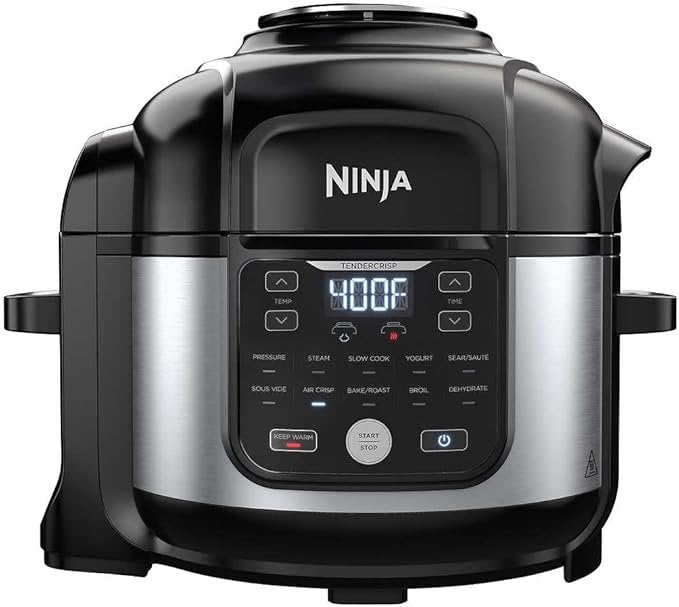 Ninja Foodi OS301/FD305CO Multicooker 10 in 1 e friggitrice ad aria 6,5 qt, ricondizionato