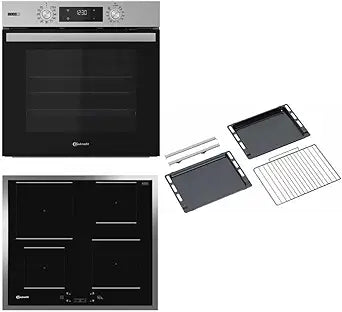 Bauknecht BAKO 566 IND Set forno + piano a induzione 60 cm – Ventilato, Gentle Steam, Maxi Cooking, My Menu, zone con funzione Booster